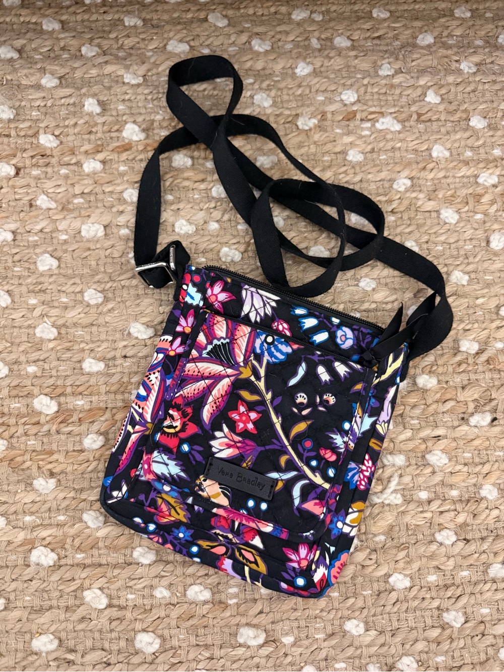EUC Vera Bradley Mini Hipster Crossbody Retired Foxwood